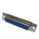 Conector DB25 Fêmea 180 Graus Solda Fio