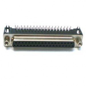 Conector DB37 Fêmea 90 Graus Solda Placa Conector DB37 Fêmea 90 Graus Solda Placa