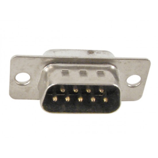 Conector DB9 Macho 180 Graus Solda Fio Conector DB9 Macho 180 Graus Solda Fio