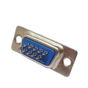 Conector HD15 Femea 180 Graus Solda Fio (DB15 VGA/DE15) Conector HD15 Femea 180 Graus Solda Fio (DB15 VGA/DE15)