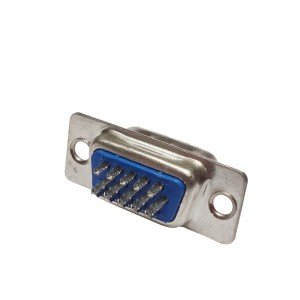 Conector HD15 Macho 180 Graus Solda Fio (DB15 VGA) Conector HD15 Macho 180 Graus Solda Fio (DB15 VGA)