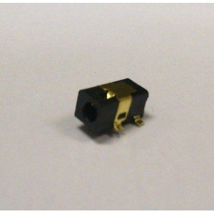 Conector Jack Smd DC-0106B 4T Dourado