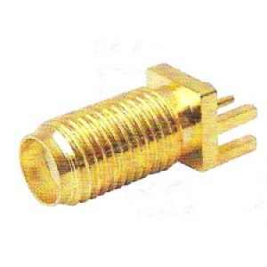 Conector SMAKE - SMA 180 Graus Rosca Longa Femea Para PCI