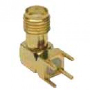 Conector SMAKE - SMA 90 Graus Rosca Curta Femea Para PCI