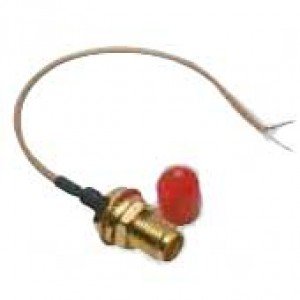 Conector SMAKY-1 - SMA 180 Graus Para Painel Femea Com Cabo