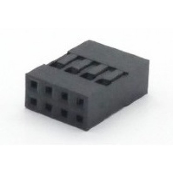 Alojamento Para Conector Modu Duplo 04x2 Alojamento Para Conector Modu Duplo 04x2