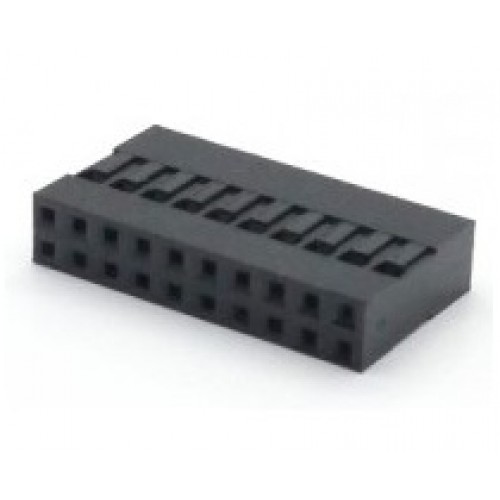 Alojamento Para Conector Modu Duplo 10x2 Alojamento Para Conector Modu Duplo 10x2