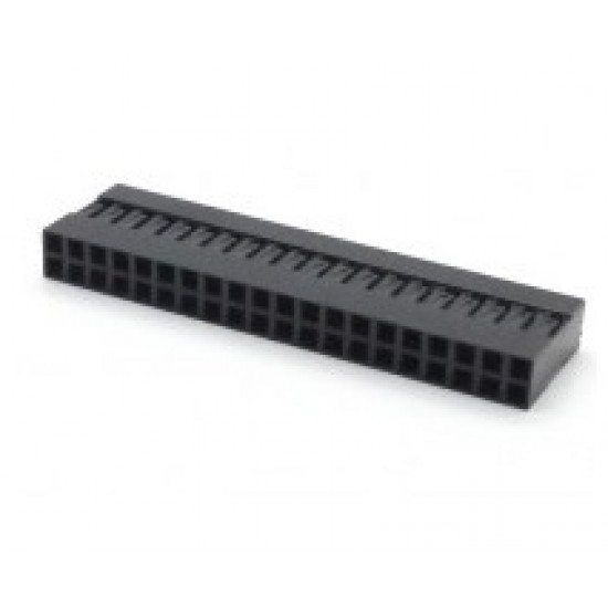 Alojamento Para Conector Modu Duplo 20x2 Alojamento Para Conector Modu Duplo 20x2