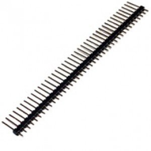 Barra De Pinos 1x40 Vias 17mm 180 Graus Barra De Pinos 1x40 Vias 17mm 180 Graus