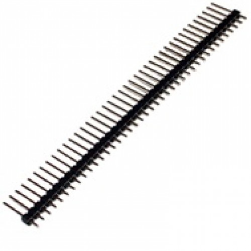 Barra De Pinos 1x40 Vias 17mm 180 Graus Barra De Pinos 1x40 Vias 17mm 180 Graus