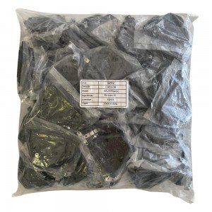 Capa Para Conector DB37 Plástica Kit Curto Preto Com 50 Pçs