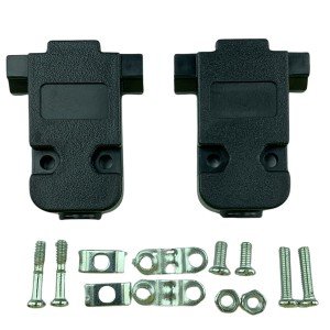 Capa Para Conector DB9 Preto Com Kit Curto