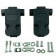 Capa Para Conector DB9 Preto Com Kit Curto Capa Para Conector DB9 Preto Com Kit Curto