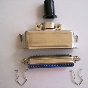 Conector Centronics 50 Vias Fêmea Com Capa Metálica