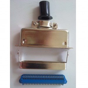 Conector Centronics 50 Vias Macho Com Capa Metálica