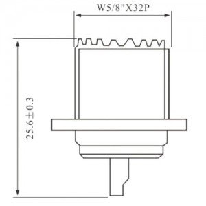 Conector F Fêmea Para Painel Base Quadrada HBN-409 Para UHF Conector F Fêmea Para Painel Base Quadrada HBN-409 Para UHF