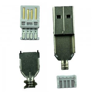 Conector USB-A Macho YH-USB06 Conector USB-A Macho YH-USB06