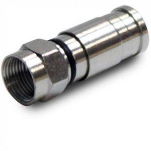 Conector F De Compressao RG6 Conector F De Compressao RG6