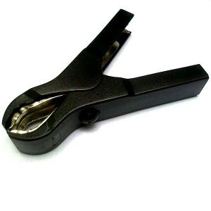 Garra Jacaré Para Bateria Isolada - Preto 75mm Garra Jacaré Para Bateria Isolada - Preto 75mm