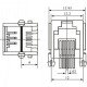Jack RJ11 6P4C Para Placa YH55-03