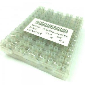 Pacote com 10 Barras Tipo Sindal H-03A 12 Bornes 4mm
