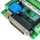 Conector DB25 Macho 90 Graus Solda Placa