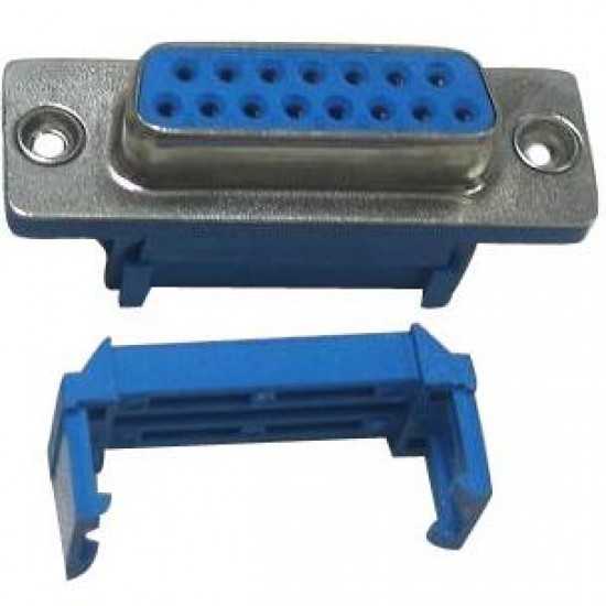 Conector DIDC15 Fêmea Para Flat Cable Conector DIDC15 Fêmea Para Flat Cable