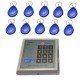 Controle De Acesso RFID 125Khz Com Tags Chaveiro Controle De Acesso RFID 125Khz Com Tags Chaveiro