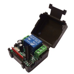 Controle Remoto 1 Tecla Com Receptor Rele 1 Canal