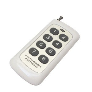 Controle Remoto RF433MHz Com Central Receptora de 8 Canais