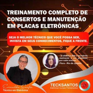Treinamento Completo de Consertos e Manutenção em Placas Eletrônicas