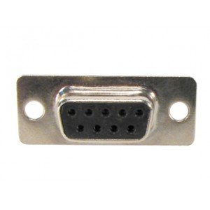 Conector DB9 Femea 180 Graus Solda Placa Conector DB9 Femea 180 Graus Solda Placa