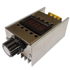 Dimmer com Display AC 220V 4000W SCRBTA41-600B Metálico