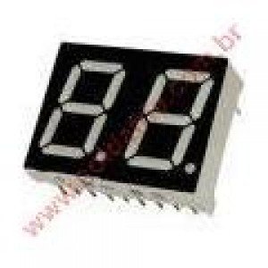 Display De Led Vermelho Anodo Duplo HS-5202BS