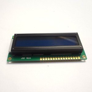Display LCD 16x2 Back Azul Letra Branca 80x36x13 - JHD162