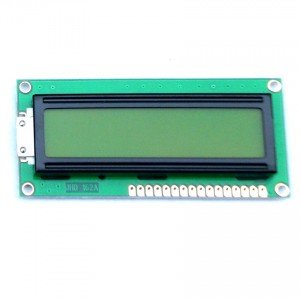 Display LCD 16x2 Back Verde Letra Preta 80x36x13 JHD162A Display LCD 16x2 Back Verde Letra Preta 80x36x13 JHD162A