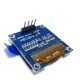Display LCD 128x64 OLed I2C 0.96 Azul Com Amarelo Y/B Display LCD 128x64 OLed I2C 0.96 Azul Com Amarelo Y/B