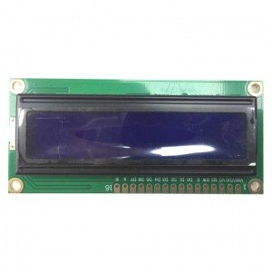 Display LCD 16x2 Com Backlight Fundo Azul Letra Branca Display LCD 16x2 Com Backlight Fundo Azul Letra Branca