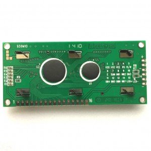 Display LCD 16x2 Sem Back Fundo Verde (80x36x9,5mm) Display LCD 16x2 Sem Back Fundo Verde (80x36x9,5mm)