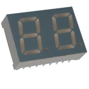 Display De Led Vermelho 7 Segmentos Catodo Duplo 0,52 D2053KSR Display De Led Vermelho 7 Segmentos Catodo Duplo 0,52 D2053KSR