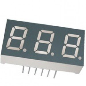 Display De Led Vermelho Anodo Triplo D3042ASR 0,4 Polegadas