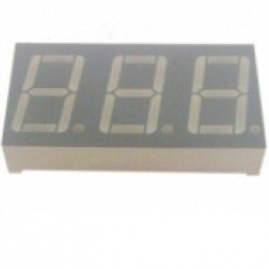 Display De Led Vermelho Anodo Triplo D3156ASR 0,56"