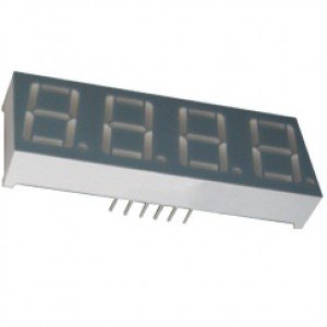 Display De Led Vermelho Catodo Quádruplo D4156KSR 0,56"