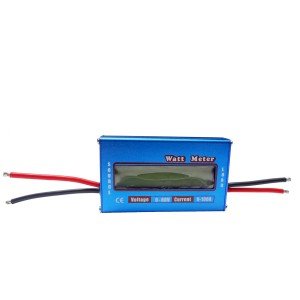 Wattímetro DC 4-60V 0-100A Mede Tensão, Corrente e Potência