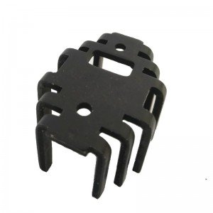 Dissipador de Calor 180642 Com Furo Anodizado Preto
