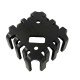 Dissipador de Calor 180735 Com Furo Anodizado Preto Dissipador de Calor 180735 Com Furo Anodizado Preto