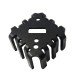 Dissipador de Calor 180805 Com Furo Anodizado Preto Dissipador de Calor 180805 Com Furo Anodizado Preto