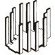Dissipador de Calor 180541 Com Furo Anodizado Preto Dissipador de Calor 180541 Com Furo Anodizado Preto