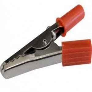 Garra Jacaré Pequena Vermelho Com Parafuso - WD-029 Garra Jacaré Pequena Vermelho Com Parafuso - WD-029