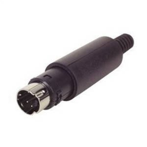 Plug Mini DIN 7 Furos Para Cabo Plug Mini DIN 7 Furos Para Cabo